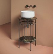 Консоль під раковину Artceram Vogue на 44 см метал мокко матовий ACA058 56