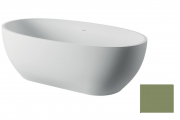 Ванна Artceram Hoop 170x70 см искусственный камень LivingTec® зеленый шалфей ACW002 44