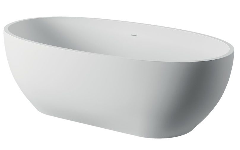 Ванна Artceram Hoop 170x70 см искусственный камень LivingTec® белый ACW002 01