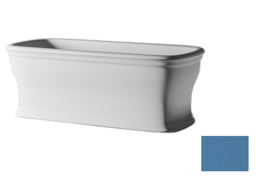 Ванна Artceram Neo 180x85 см искусственный камень LivingTec® синий ACW003 38