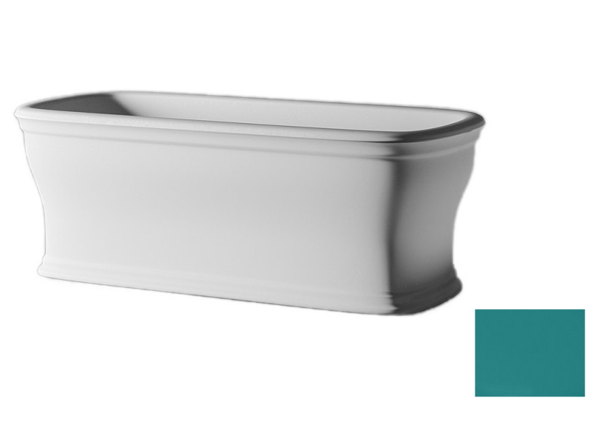 Ванна Artceram Neo 180x85 см искусственный камень LivingTec® зеленый ACW003 43