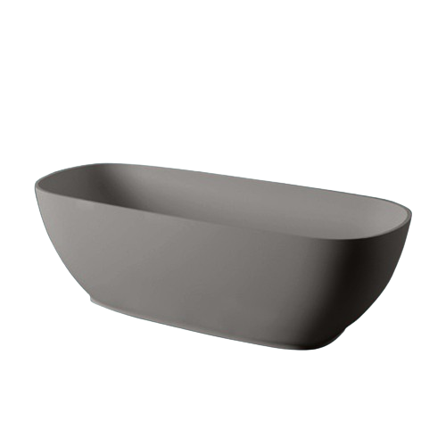 Ванна Artceram Hoop 170x70 см штучний камінь LivingTec® сірий ACW002 15