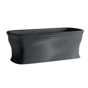 Ванна Artceram Neo 180x85 см штучний камінь LivingTec® чорний глянсовий ACW003 03