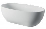 Ванна Artceram Hoop 170x70 см искусственный камень LivingTec® белый матовый ACW002 05