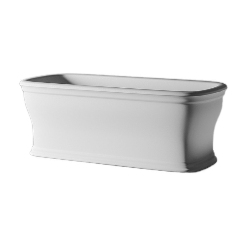 Ванна Artceram Neo 180x85 см искусственный камень LivingTec® белый ACW003 01