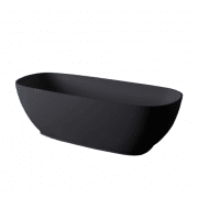 Ванна Artceram Hoop 170x70 см искусственный камень LivingTec® черный матовый ACW002 17