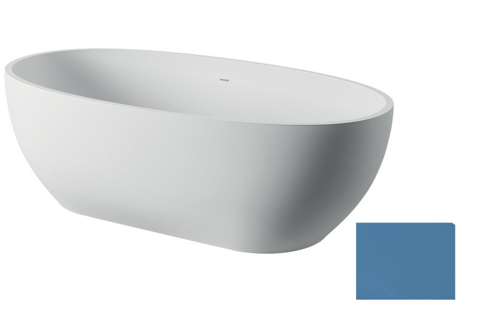 Ванна Artceram Hoop 170x70 см штучний камінь LivingTec® синій ACW002 38