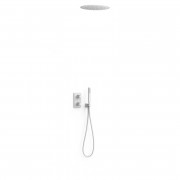 Душевая система скрытого монтажа Tres Therm-Box с термостатом матовый белый 21125006BM