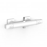 Термостат для душу Tres Over-wall двовентильний матовий білий 19016905BM