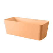 Ванна Artceram Square 180x80 см искусственный камень LivingTec® оранжевый ACW004 13