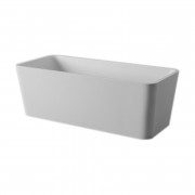 Ванна Artceram Square 180x80 см искусственный камень LivingTec® белый ACW004 01