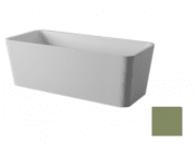 Ванна Artceram Square 180x80 см искусственный камень LivingTec® зеленый шалфей ACW004 44