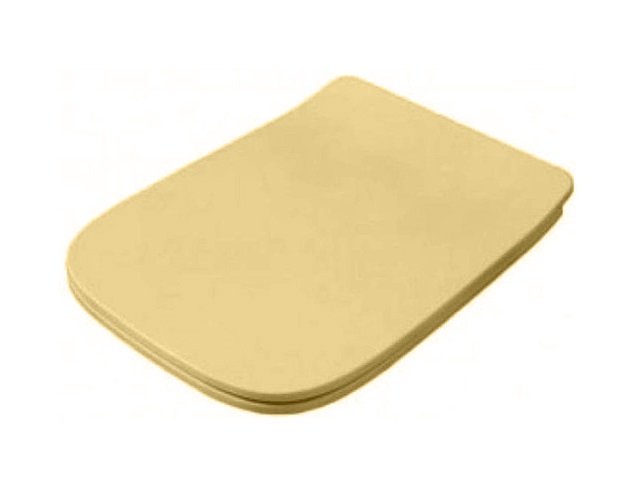 Сидіння із кришкою для унітазу ArtCeram A16 SoftClose дюропласт жовтий ASA001 12;71