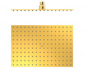 Лейка для верхнего душа Tres 300х200 мм нержавеющая сталь золото 134315007OR