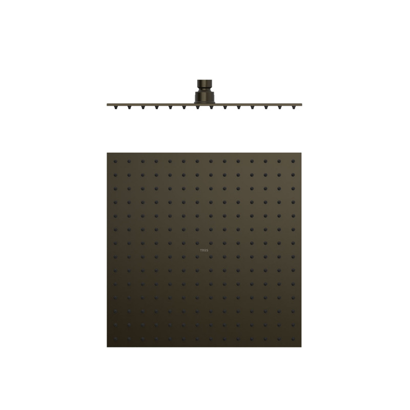 Лейка для верхнего душа Tres 300х300 мм нержавеющая сталь черная бронза 134315012KMB