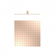 Лейка для верхнего душа Tres 300х300 мм нержавеющая сталь розовое золото 134315012OP