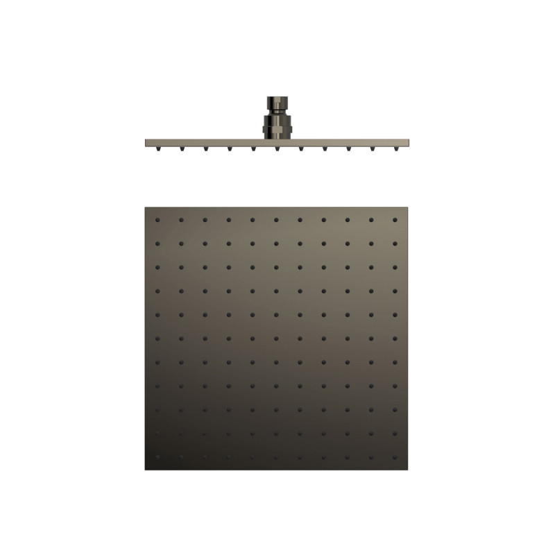 Лійка для верхнього душу Tres 300х300 мм латунь металік чорний 13413830KM