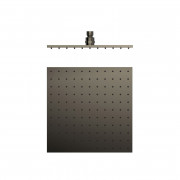 Лейка для верхнего душа Tres 300х300 мм латунь металлик черный 13413830KM