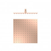 Лейка для верхнего душа Tres 300х300 мм латунь розовое золото 13413830OP