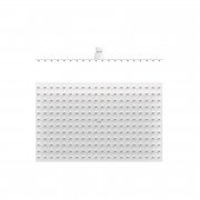 Лейка для верхнего душа Tres 400х250 мм нержавеющая сталь матовый белый 134315008BM