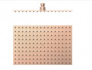 Лейка для верхнего душа Tres 300х200 мм нержавеющая сталь матовое розовое золото 134315007OPM