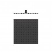 Лейка для верхнего душа Tres 300х300 мм нержавеющая сталь матовый черный 134315012NM