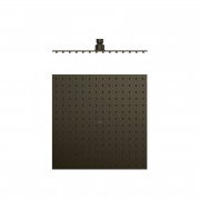 Лейка для верхнего душа Tres 300х300 мм нержавеющая сталь черная бронза 134315012KMB