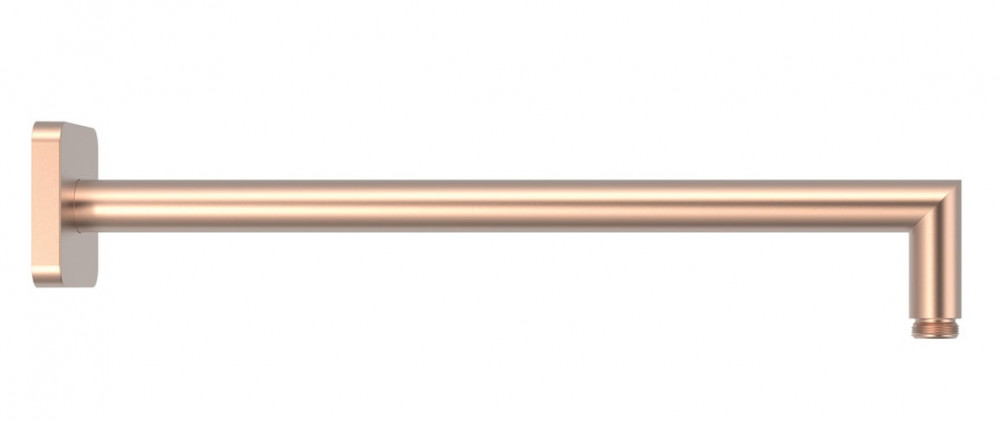 Душевой кронштейн Tres настенный 400 мм матовое розовое золото 29963902OPM