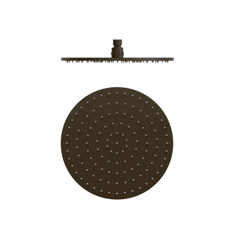 Лейка для верхнего душа Tres Ø 300 мм латунь черная бронза 13413730KMB