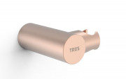 Тримач для ручного душу Tres регульований латунь матове золото рожеве 06183901OPM