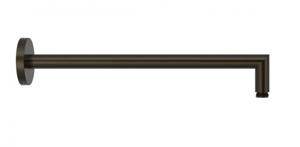 Душевой кронштейн Tres настенный 400 мм черная бронза 16118740KMB