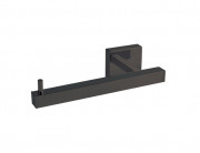 Держатель для туалетной бумаги Tres без крышки металлик черный 10723606KM