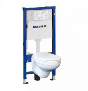 Комплект инсталляции Geberit Duofix PRO 20 с унитазом Kolo Idol с сидением soft-close и клавишей смыва Delta01 белый 118.315.11.2