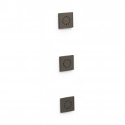 3 скрытых гидромассажных форсунки Tres металлик черный 13451501KM