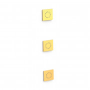 3 скрытых гидромассажных форсунки Tres золото 13451501OR