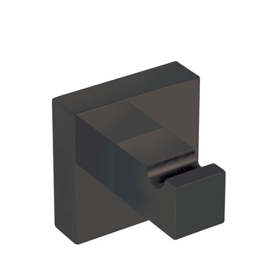 Крючок для ванной Tres Cuadro-Tres одинарный металлик черный 10723620KM