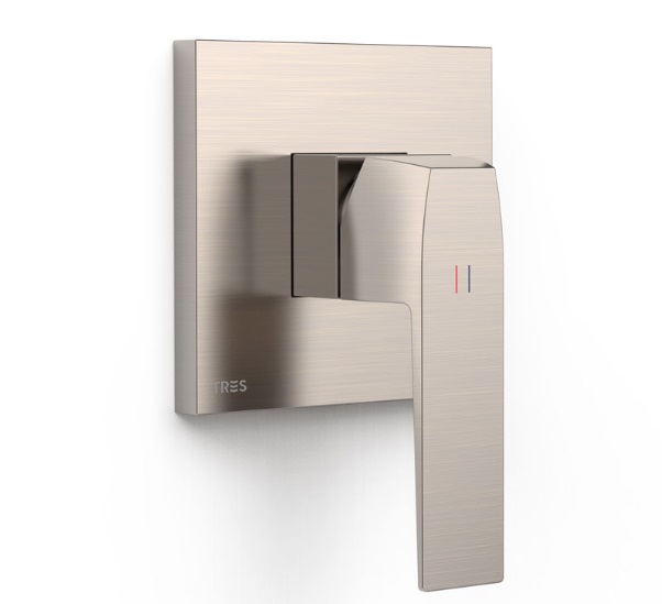 Смеситель для душа Tres Slim-Tres встраиваемый 1 потребитель сталь 20227810AC