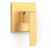 Смеситель для душа Tres Slim-Tres встраиваемый 1 потребитель матовое золото 20227810OM