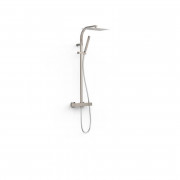 Душевая стойка Tres Over-wall с термостатом сталь 19039306AC