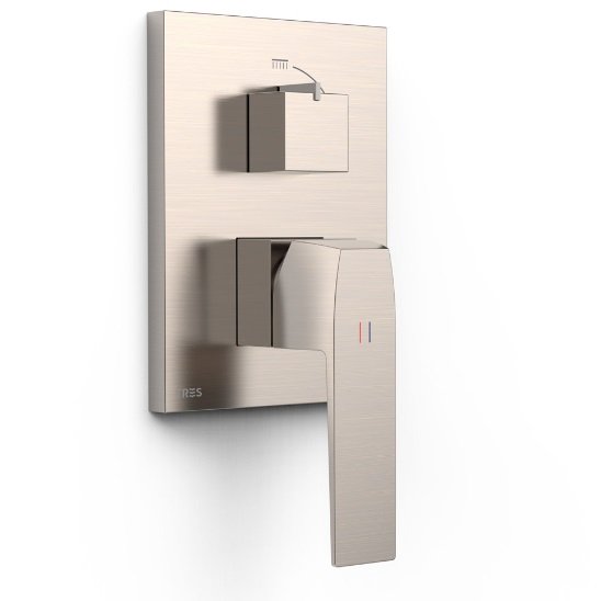 Смеситель для душа Tres Slim-Tres встраиваемый 2 потребителя сталь 20228110AC