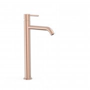 Змішувач для раковини Tres Study XXL одноважільний матове рожеве золото 26230801OPM