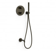 Термостат для ванной Tres Therm-Box на 2 потребителя с душевым гарнитуром черная бронза 26225006KMB