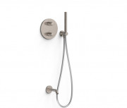 Термостат для ванной Tres Therm-Box на 2 потребителя с душевым гарнитуром сталь 28125006AC