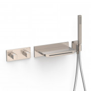 Термостат для ванной Tres B-system на 2 потребителя с душевым гарнитуром сталь 30725207AC