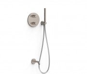 Термостат для ванной Tres Therm-Box на 2 потребителя с душевым гарнитуром сталь 28125006AC