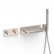 Термостат для ванной Tres B-system на 2 потребителя с душевым гарнитуром сталь 30725207AC