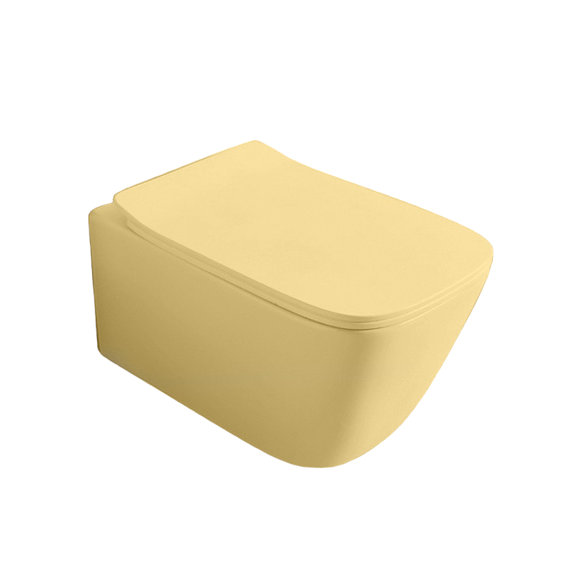 Унітаз підвісний ArtCeram A16 безободковий 36х52,5 см кераміка жовтий ASV003 12;00
