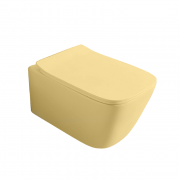 Унітаз підвісний ArtCeram A16 безободковий 36х52,5 см кераміка жовтий ASV003 12;00
