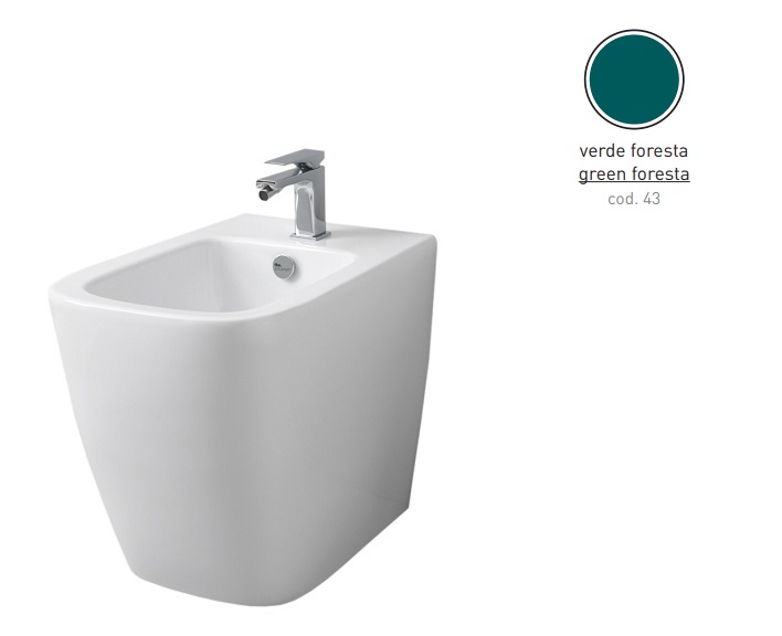 Біде для підлоги ArtCeram A16 36х52,5 см кераміка зелений ASB002 43;00