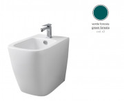 Біде для підлоги ArtCeram A16 36х52,5 см кераміка зелений ASB002 43;00